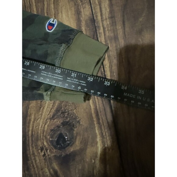 Champion Men's Classic Long Sleeve T Shirt Camo Sleeve Logo Size 3XL XXXL Rare - Picture 5 of 9